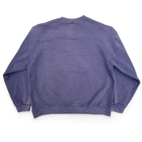 Vintage University Michigan Wolverines Crewneck Sweatshirt L College USA Faded - Picture 4 of 12